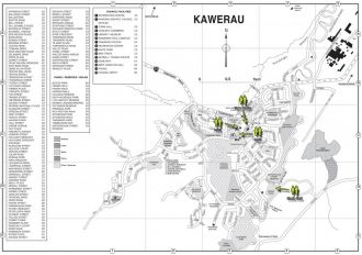 Map of Public Toilets in Kawerau District
