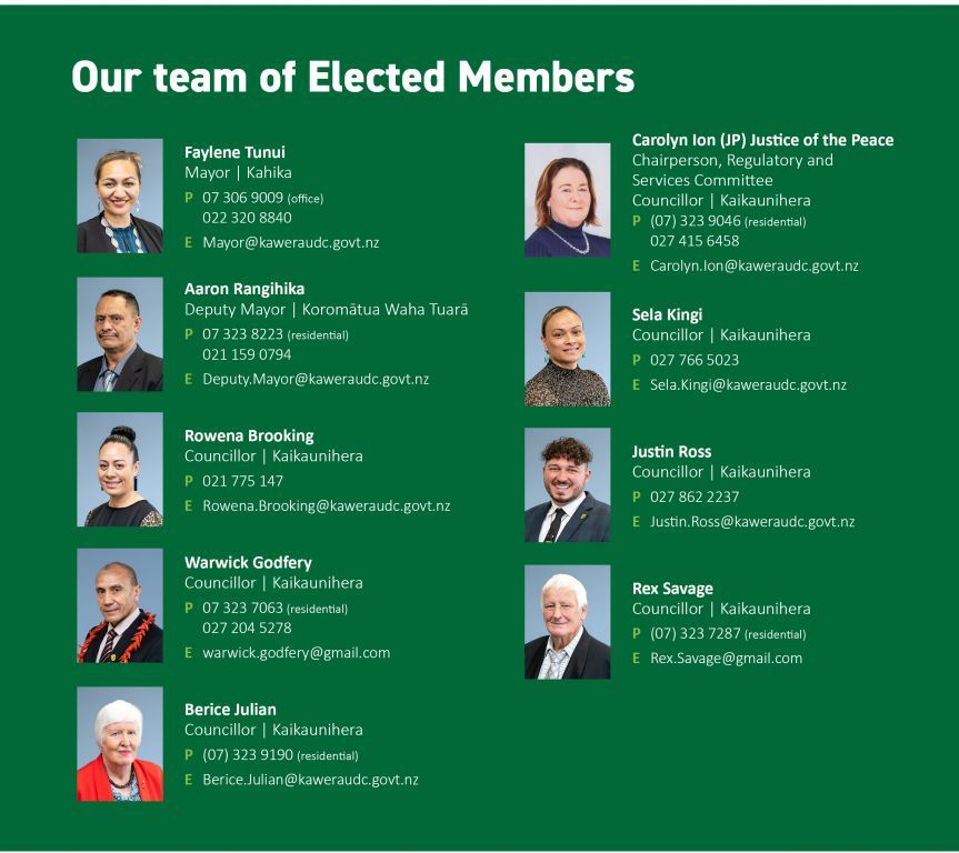 Your team of Elected Members  