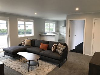 Lounge and kitchen area