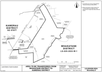 Area 2 - Mixture of Industrial, Māori Purpose and Rural Lifestyle